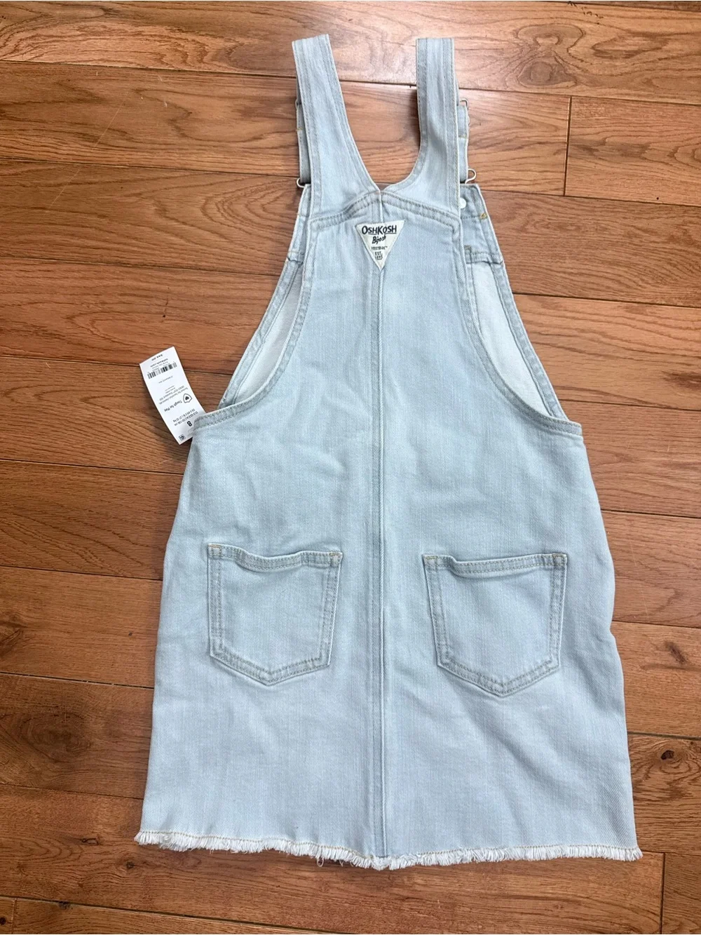 Oshkosh B’Gosh Girls Lightwash Denim Skirtall NWT